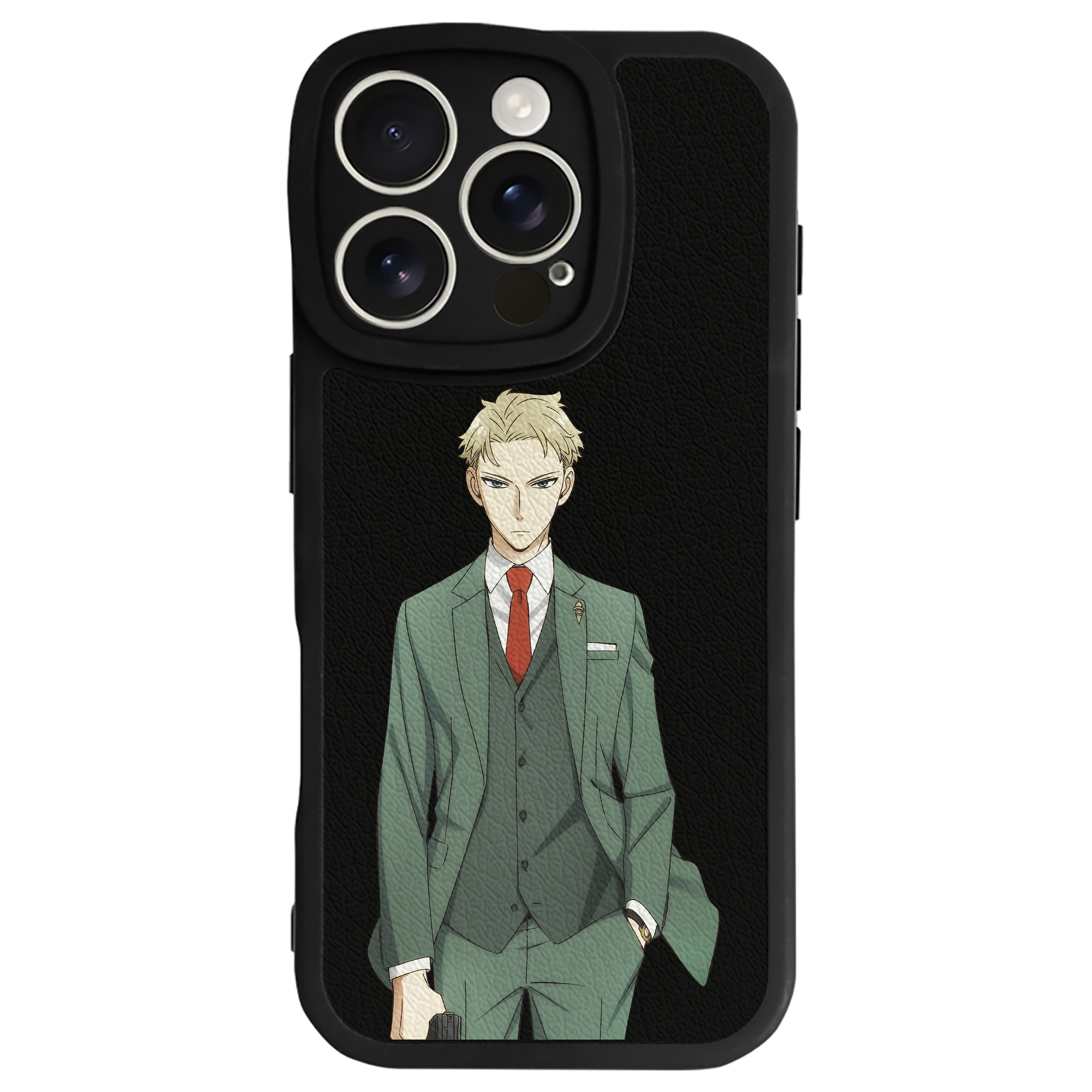 （画像用） SPY×FAMILY间谍家家酒 【iPhone 16シリーズ対応】シリコンスマホケース（レザー調） 材質：シリコン
